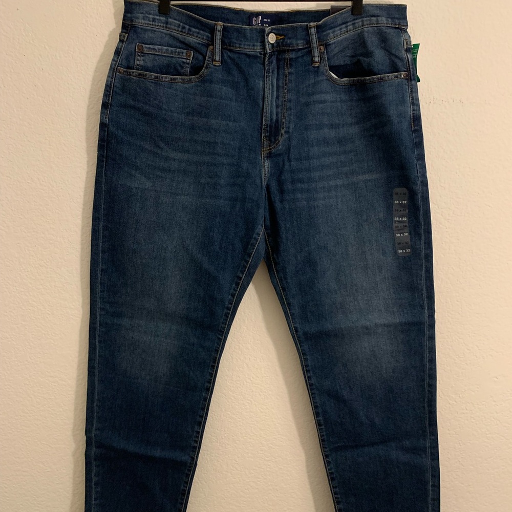 GAP Men's Dark Blue Slim Jeans